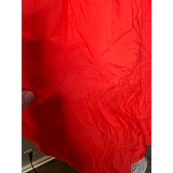 TOCCIN x RTR Red Sweetheart Neckline Strapless Flowy Skirt Midi Dress Size 14 - Picture 11 of 16